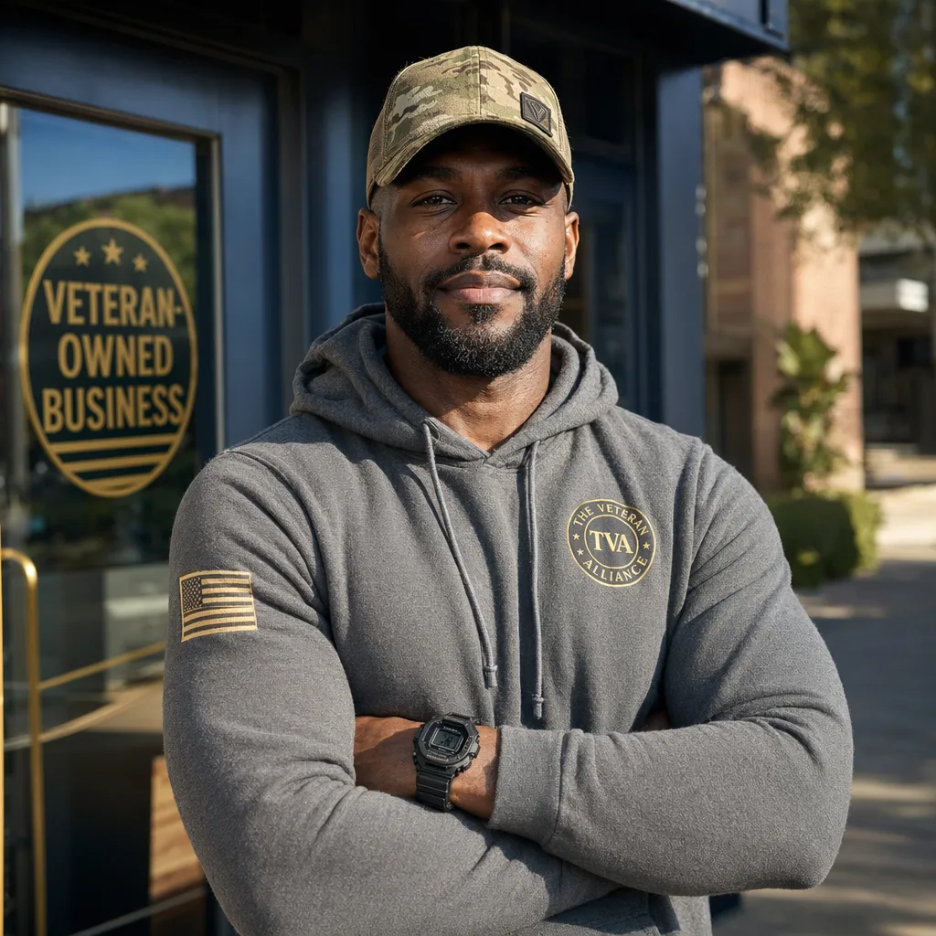 A veteran-owned small business storefront