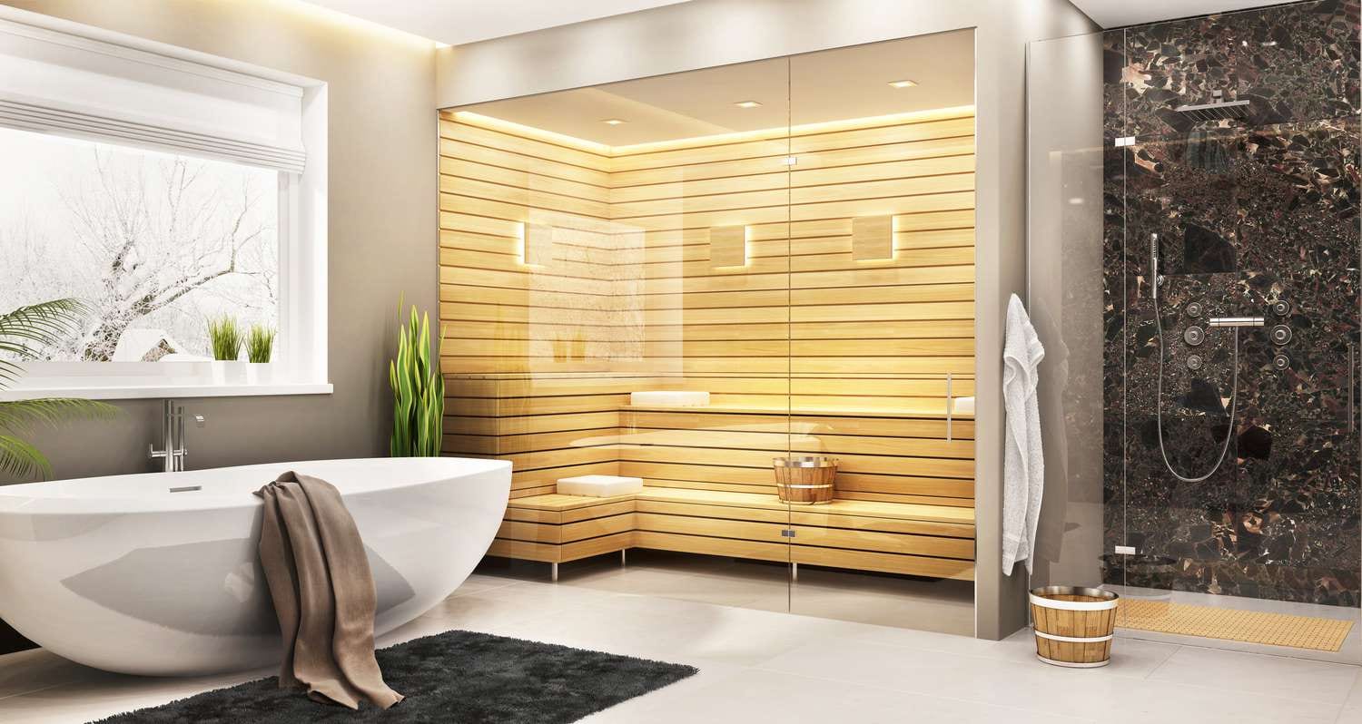 Steam room bathroom
