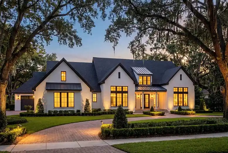 Barndominium exterior, representative of The Homestead — 3,800 sq ft