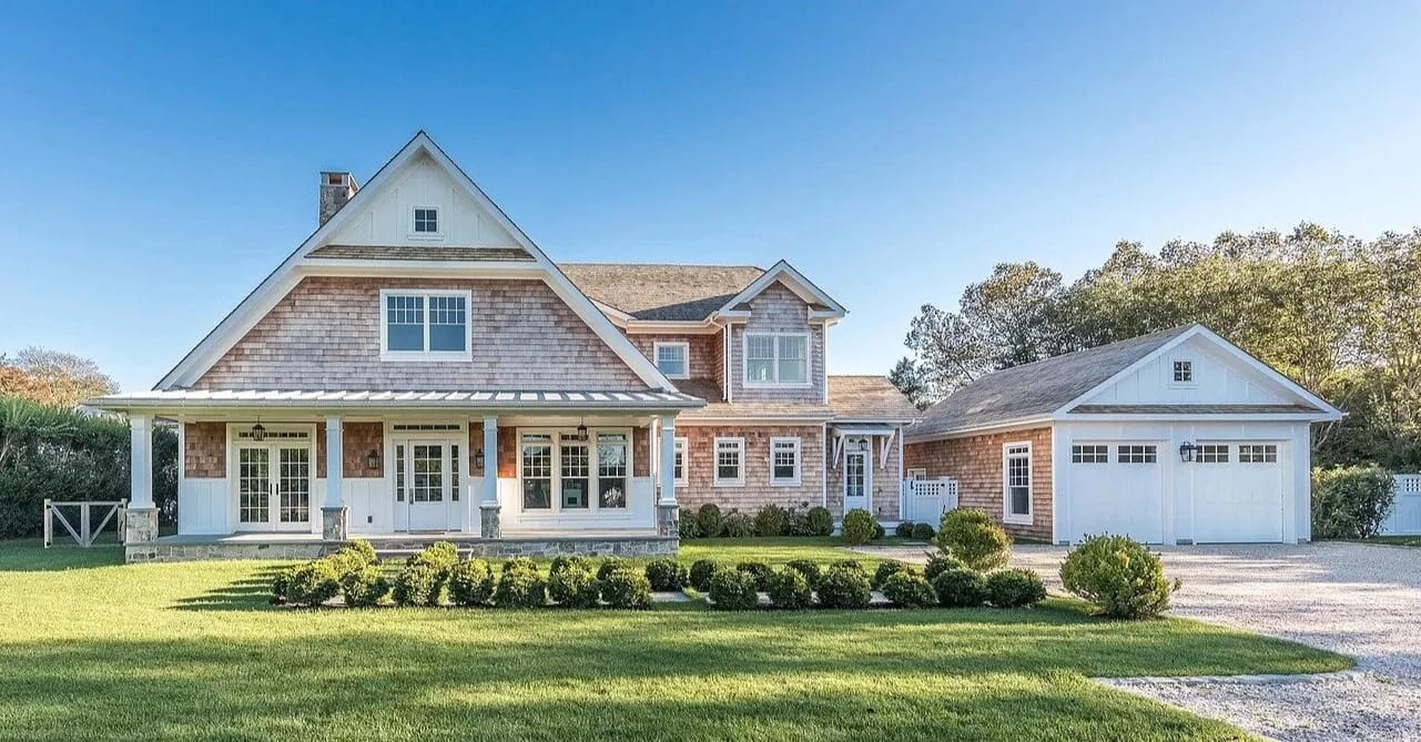 Modern Farmhouse exterior, representative of The Liberty — 3,550 sq ft