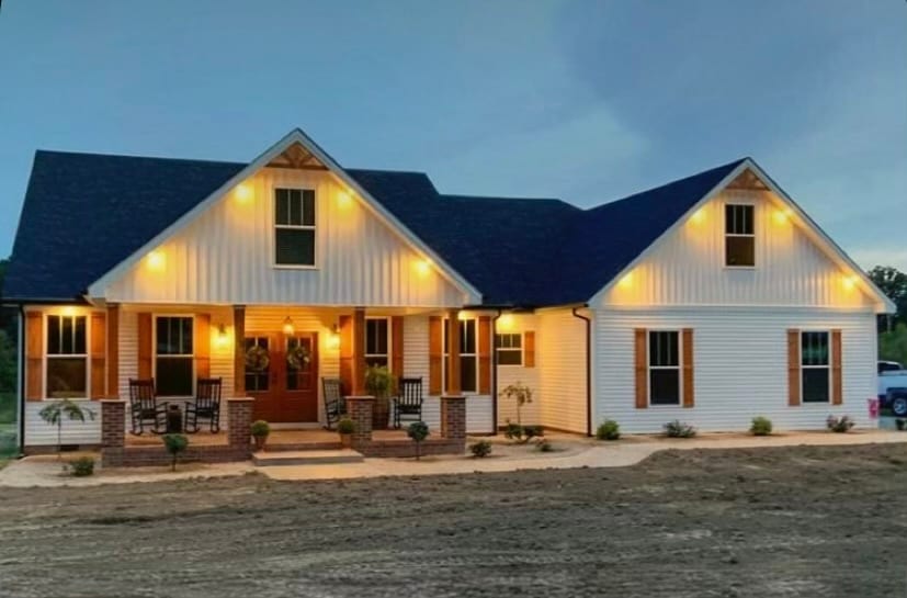 Modern Ranch exterior, representative of The Overwatch — 4,100 sq ft