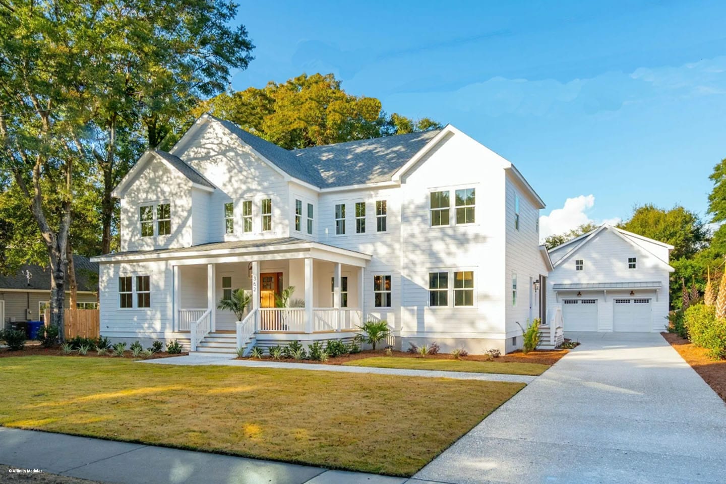 Two-Story Craftsman exterior, representative of The Commander — 4,980 sq ft